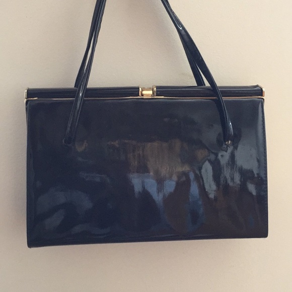 Vintage satchel Black Bag - Picture 2 of 6